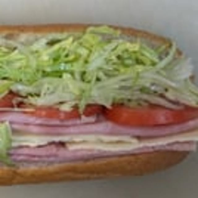 Ham & Swiss Cheese Hoagie.