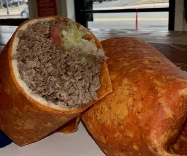 Cheese Steak Wrap.